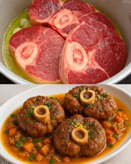 Ossobuco: carne de panela de pressão